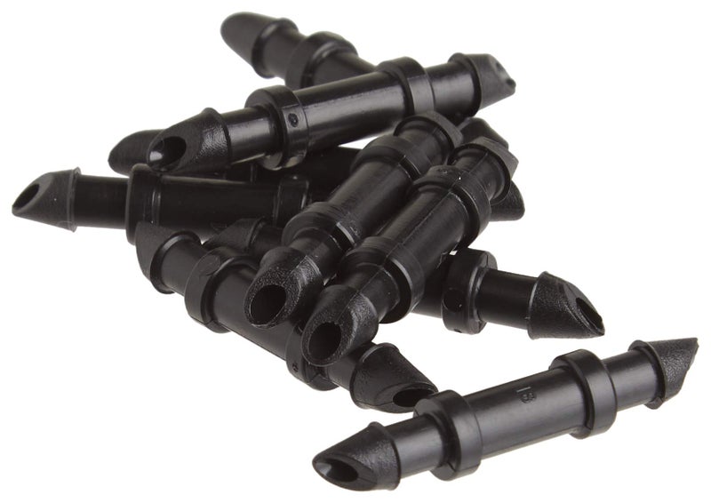 Raindrip 312050B Drip Irrigation Fittings Single Barbed Coupling Connectors, 1/4-Inch, 50 Per Bag, for Trees, Shrubs, Gardens, Black - Image 5